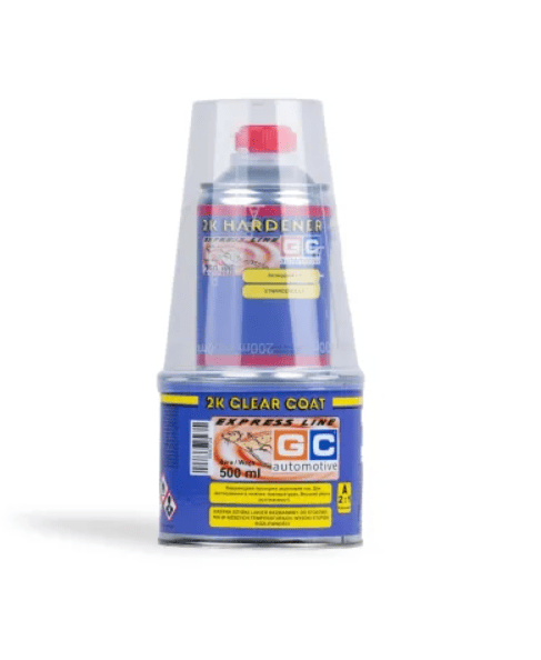 Лак швидкий Express Liner Gold Car акриловий 0,5 л+0,25 л